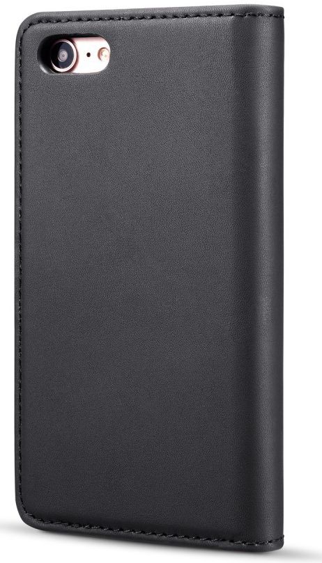 Apple iPhone 7/8 Echt Leren 2-in-1 Bookcase en Back Cover Hoesje Zwart afbeelding 13
