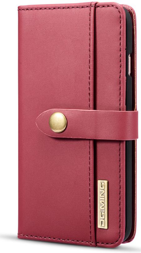 Apple iPhone 7/8 Echt Leren 2-in-1 Bookcase en Back Cover Hoesje Rood afbeelding 12