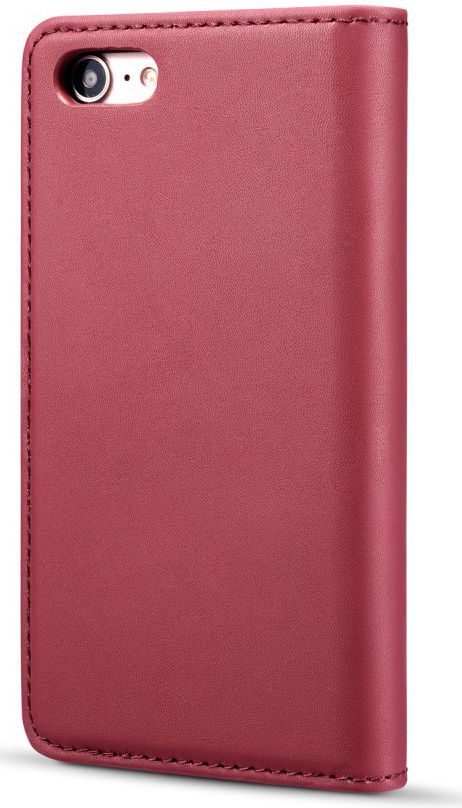 Apple iPhone 7/8 Echt Leren 2-in-1 Bookcase en Back Cover Hoesje Rood afbeelding 13