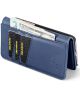 Apple iPhone 7/8 Echt Leren 2-in-1 Bookcase en Back Cover Hoesje Blauw