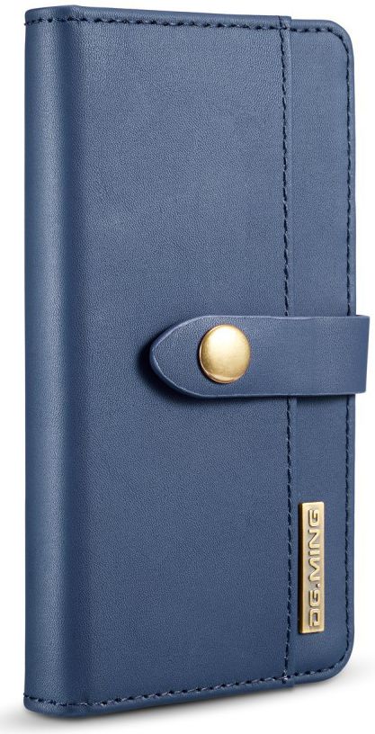 Apple iPhone 7/8 Echt Leren 2-in-1 Bookcase en Back Cover Hoesje Blauw afbeelding 10