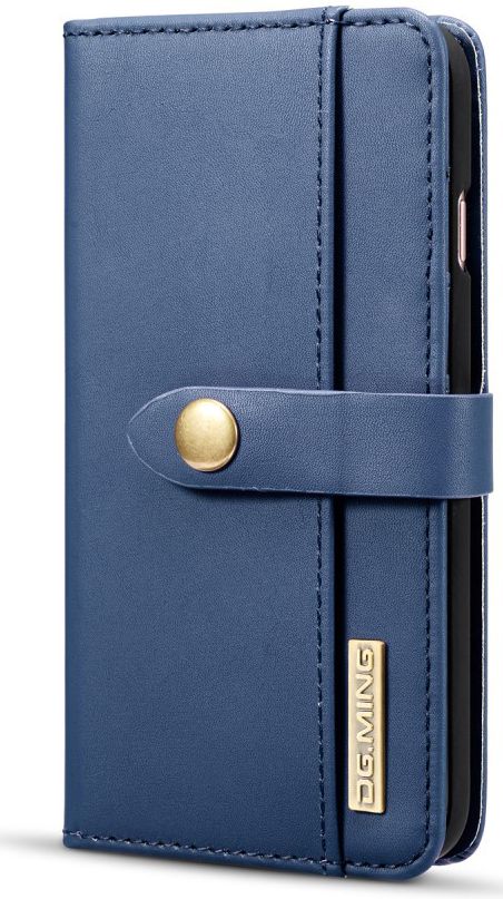 Apple iPhone 7/8 Echt Leren 2-in-1 Bookcase en Back Cover Hoesje Blauw afbeelding 12