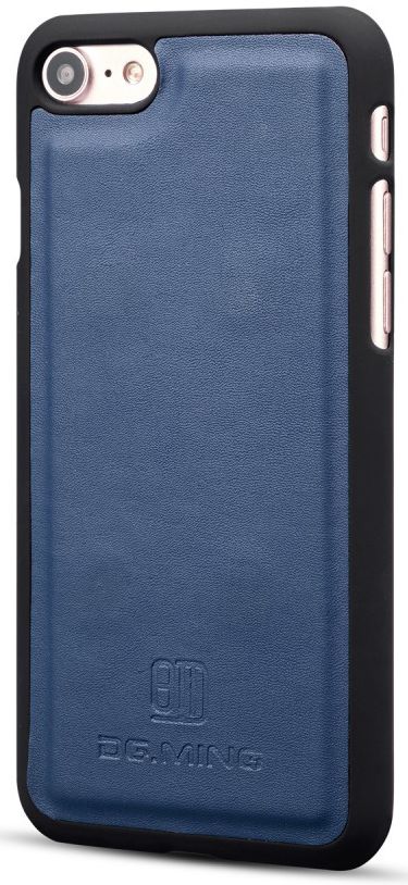Apple iPhone 7/8 Echt Leren 2-in-1 Bookcase en Back Cover Hoesje Blauw afbeelding 4
