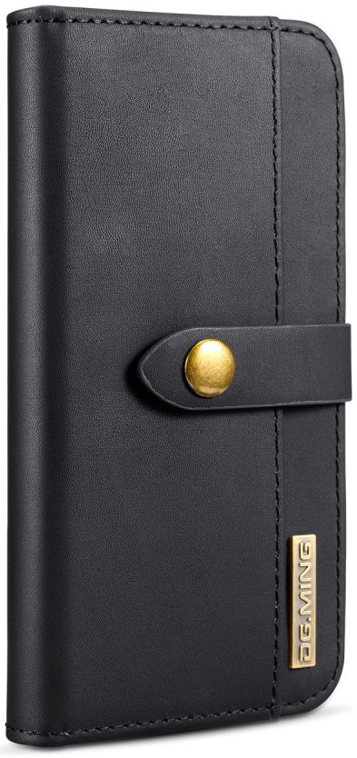 Apple iPhone XS Echt Leren 2-in-1 Bookcase en Back Cover Hoesje Zwart afbeelding 12