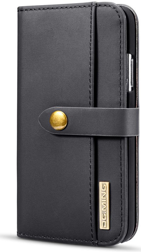 Apple iPhone XS Echt Leren 2-in-1 Bookcase en Back Cover Hoesje Zwart afbeelding 14