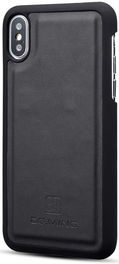 Apple iPhone XS Echt Leren 2-in-1 Bookcase en Back Cover Hoesje Zwart afbeelding 8