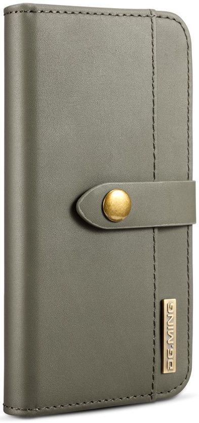 Apple iPhone XS Echt Leren 2-in-1 Bookcase en Back Cover Hoesje Groen afbeelding 12