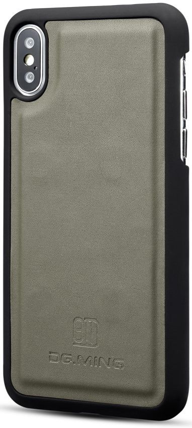 Apple iPhone XS Echt Leren 2-in-1 Bookcase en Back Cover Hoesje Groen afbeelding 9