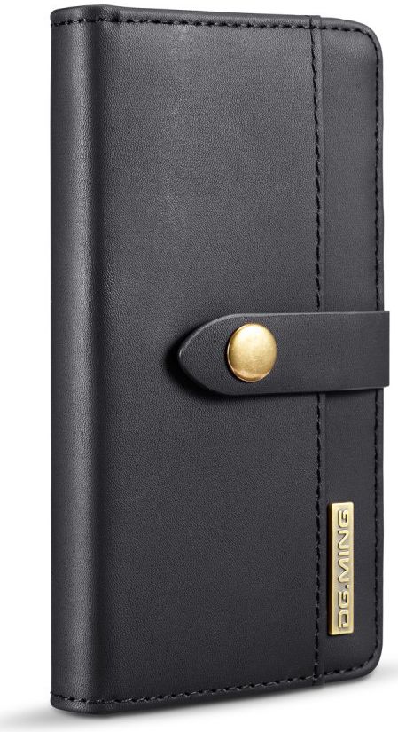 Apple iPhone 6s Plus Leren 2-in-1 Bookcase en Back Cover Hoesje Zwart afbeelding 11