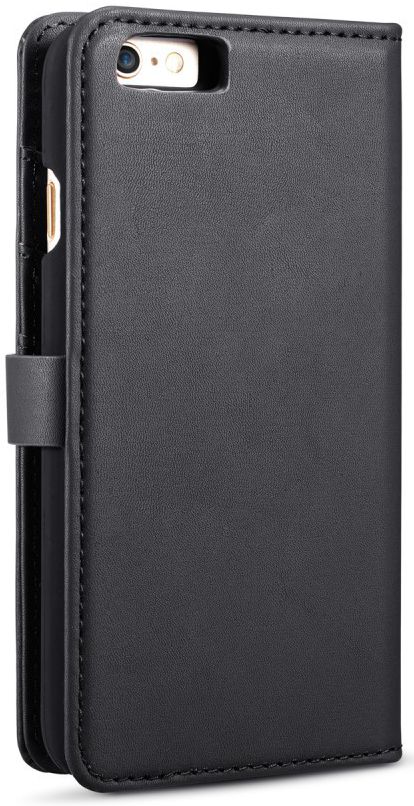 Apple iPhone 6s Plus Leren 2-in-1 Bookcase en Back Cover Hoesje Zwart afbeelding 14