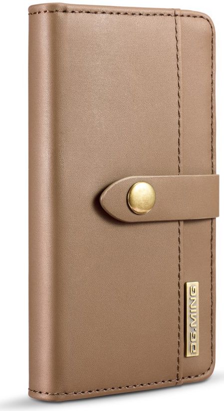 Apple iPhone 6s Plus Leren 2-in-1 Bookcase en Back Cover Hoesje Bruin afbeelding 11
