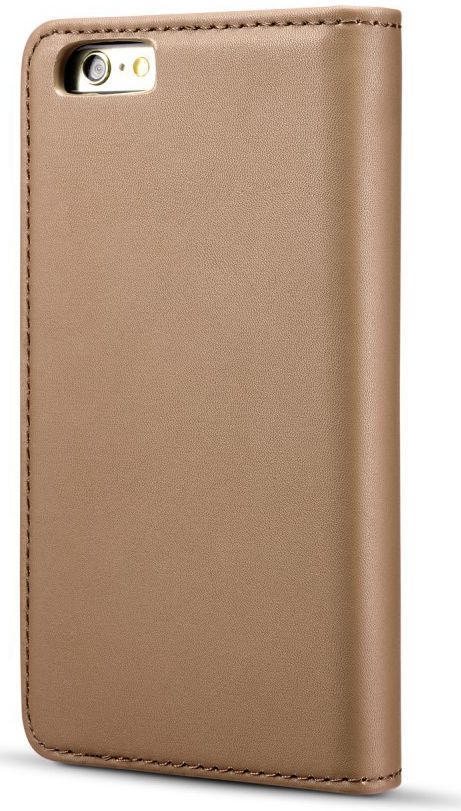 Apple iPhone 6s Plus Leren 2-in-1 Bookcase en Back Cover Hoesje Bruin afbeelding 14