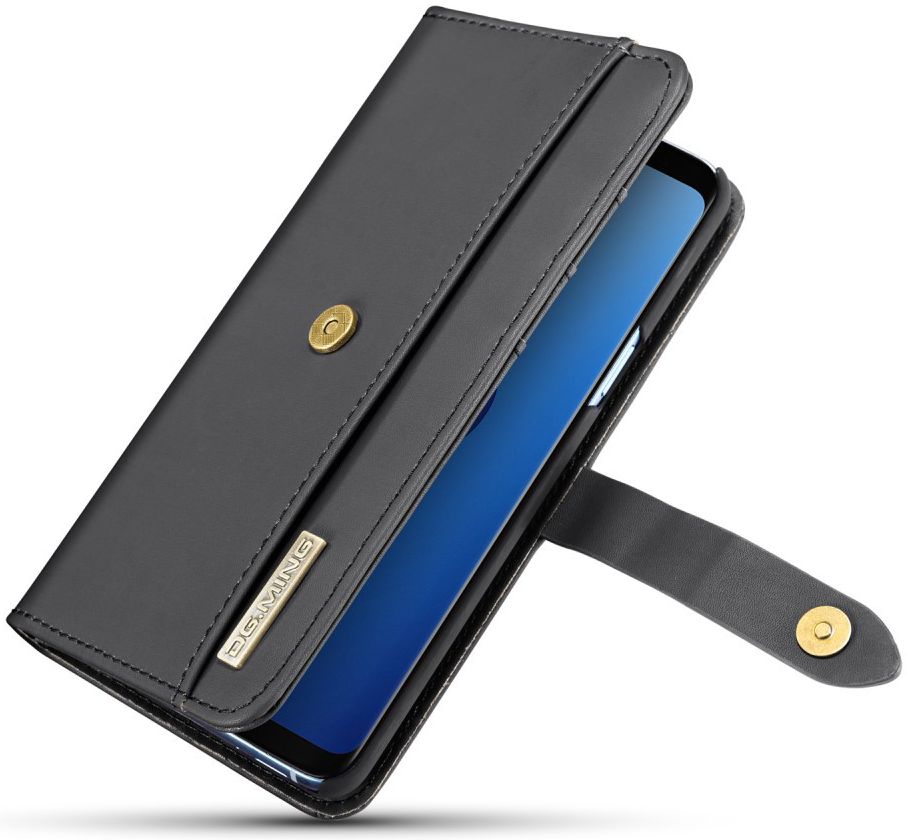 Samsung Galaxy S9 Leren 2-in-1 Bookcase en Back Cover Hoesje Zwart afbeelding 6