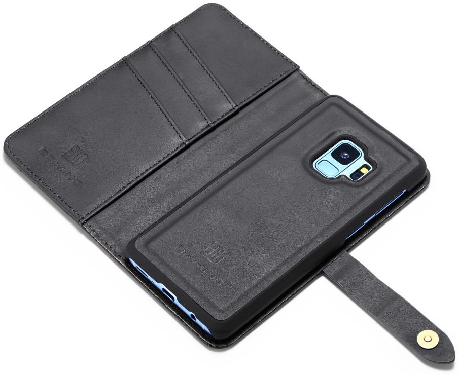 Samsung Galaxy S9 Leren 2-in-1 Bookcase en Back Cover Hoesje Zwart afbeelding 8