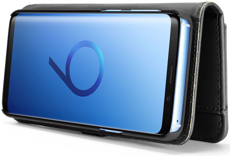 Samsung Galaxy S9 Leren 2-in-1 Bookcase en Back Cover Hoesje Zwart afbeelding 5