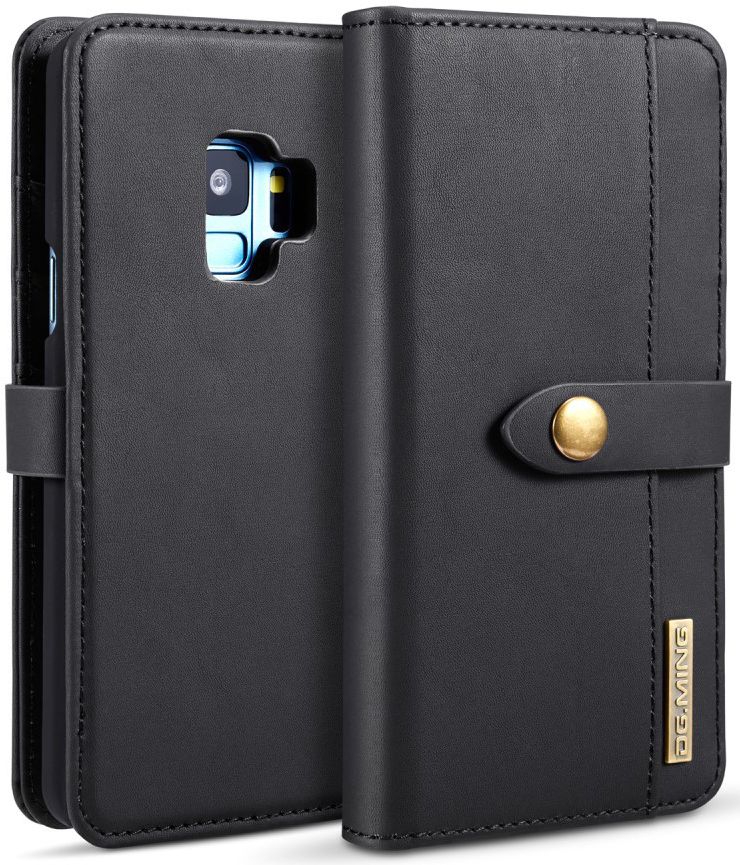 Samsung Galaxy S9 Leren 2-in-1 Bookcase en Back Cover Hoesje Zwart afbeelding 11