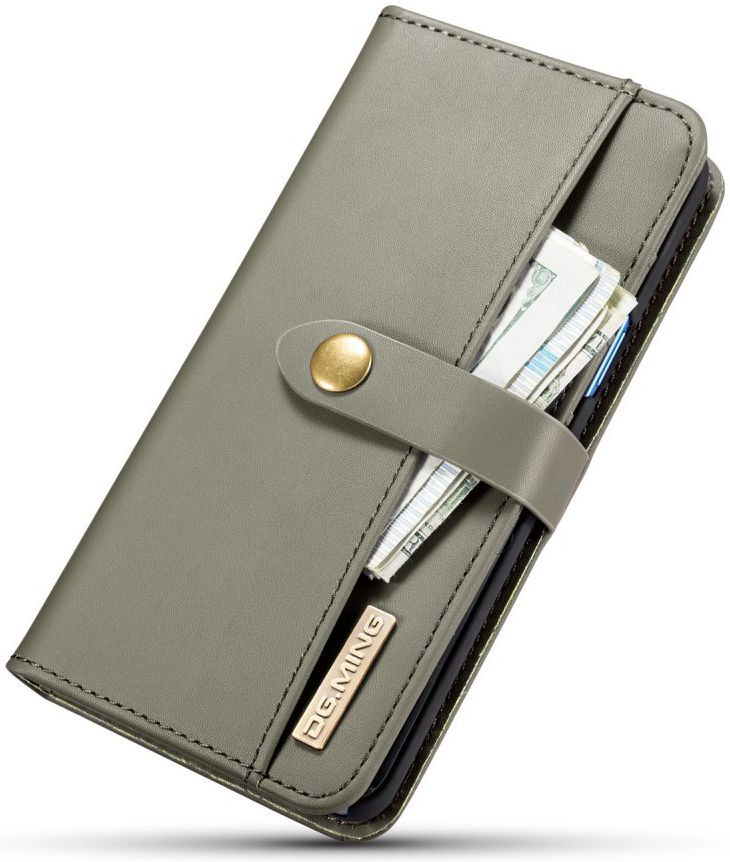 Samsung Galaxy S9 Leren 2-in-1 Bookcase en Back Cover Hoesje Groen afbeelding 10