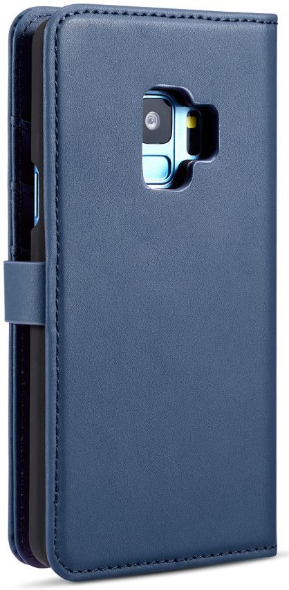 Samsung Galaxy S9 Leren 2-in-1 Bookcase en Back Cover Hoesje Blauw afbeelding 13