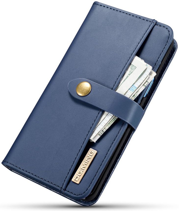 Samsung Galaxy S9 Leren 2-in-1 Bookcase en Back Cover Hoesje Blauw afbeelding 10