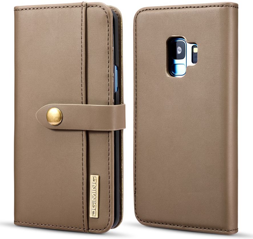 Samsung Galaxy S9 Leren 2-in-1 Bookcase en Back Cover Hoesje Bruin afbeelding 4