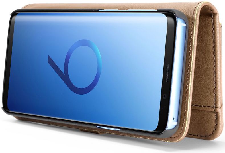 Samsung Galaxy S9 Leren 2-in-1 Bookcase en Back Cover Hoesje Bruin afbeelding 9