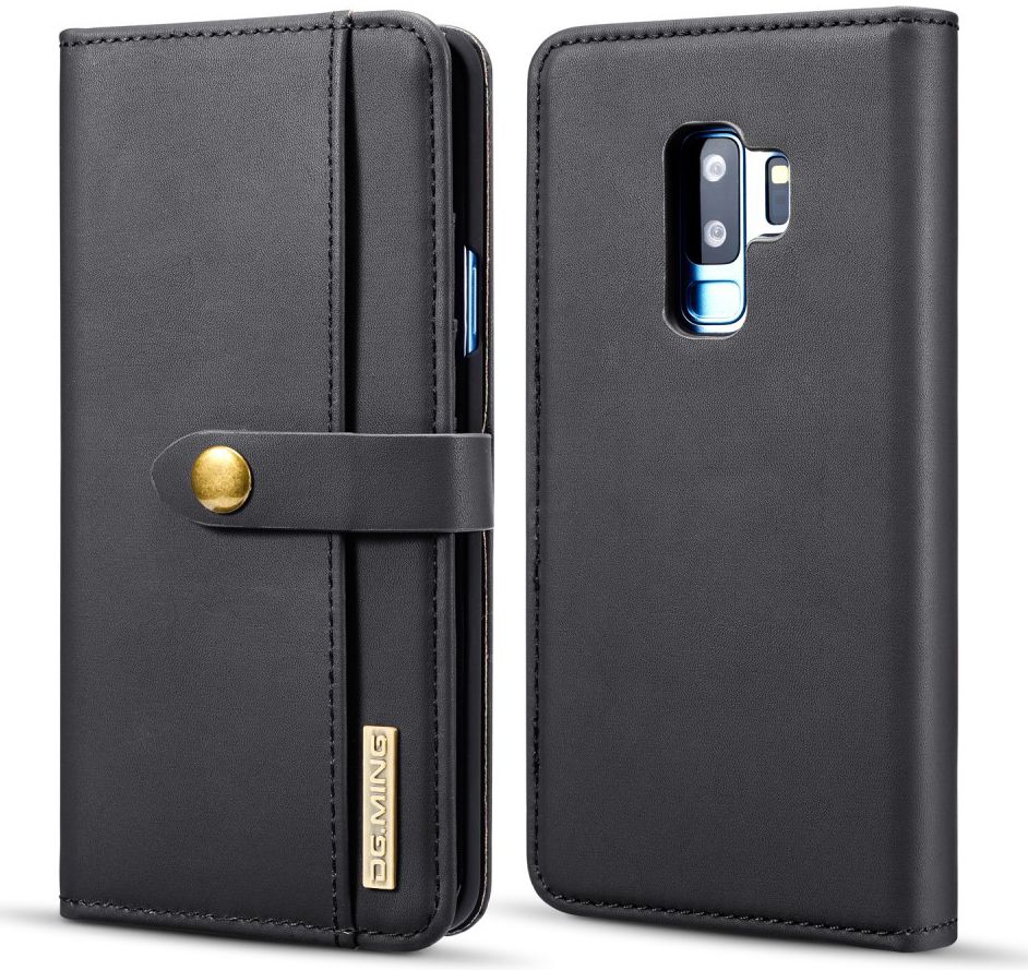 Samsung Galaxy S9 Plus 2-in-1 Bookcase en Back Cover Hoesje Zwart afbeelding 1