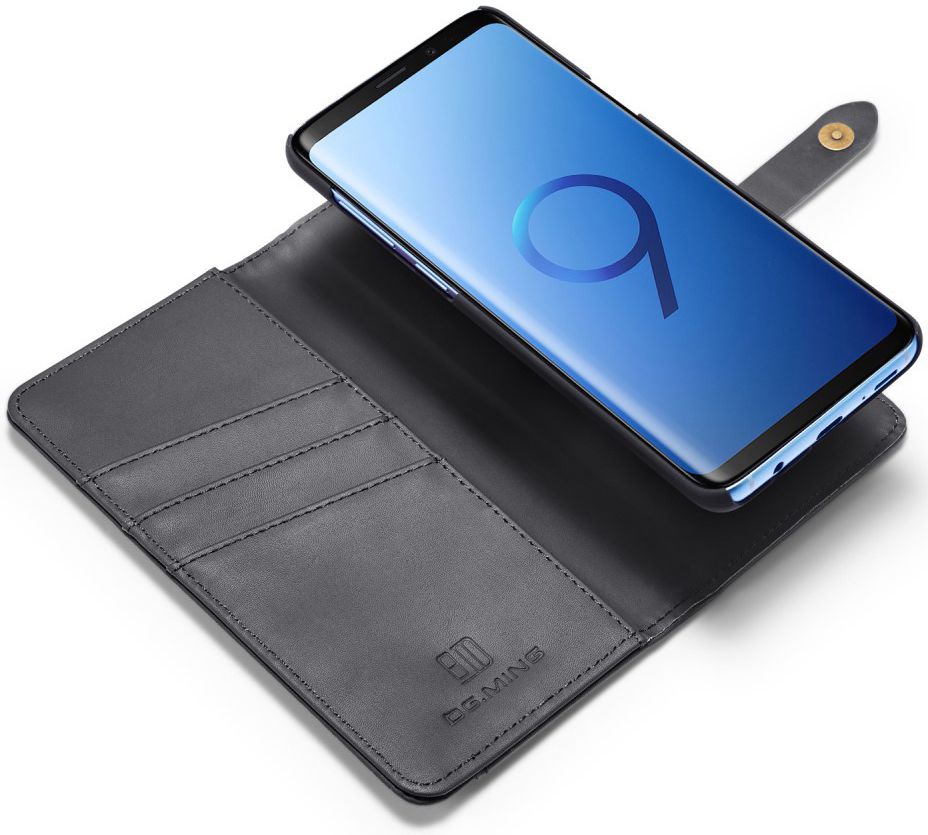 Samsung Galaxy S9 Plus 2-in-1 Bookcase en Back Cover Hoesje Zwart afbeelding 2