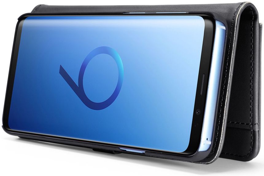 Samsung Galaxy S9 Plus 2-in-1 Bookcase en Back Cover Hoesje Zwart afbeelding 7