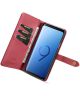Samsung Galaxy S9 Plus 2-in-1 Bookcase en Back Cover Hoesje Rood