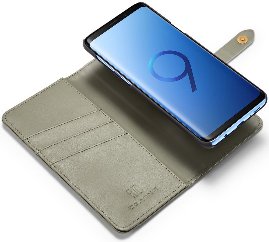 Samsung Galaxy S9 Plus 2-in-1 Bookcase en Back Cover Hoesje Groen afbeelding 2