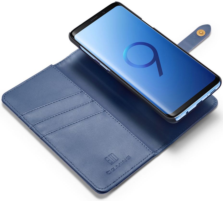 Samsung Galaxy S9 Plus 2-in-1 Bookcase en Back Cover Hoesje Blauw afbeelding 2