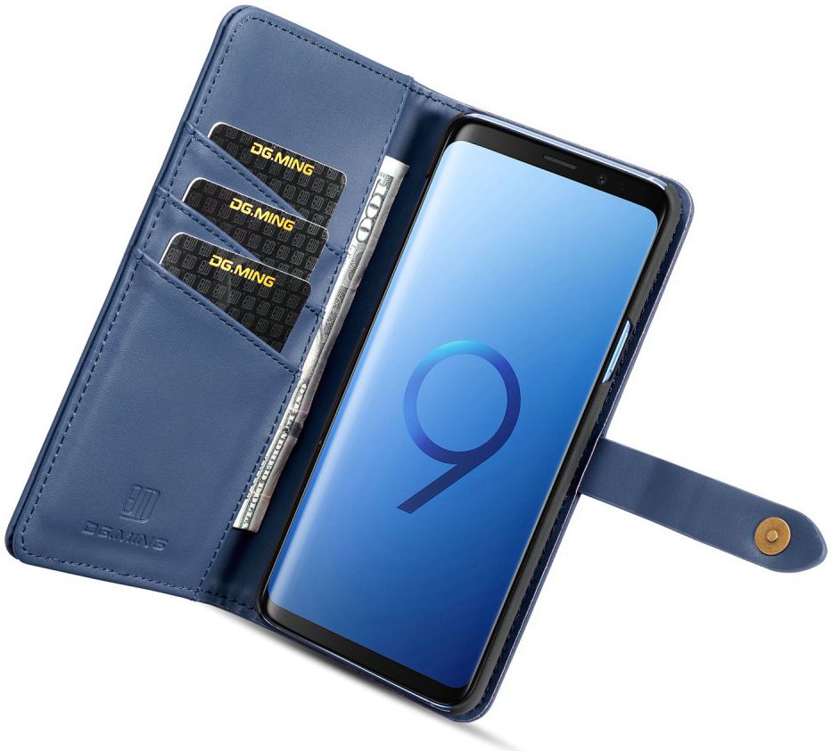 Samsung Galaxy S9 Plus 2-in-1 Bookcase en Back Cover Hoesje Blauw afbeelding 4