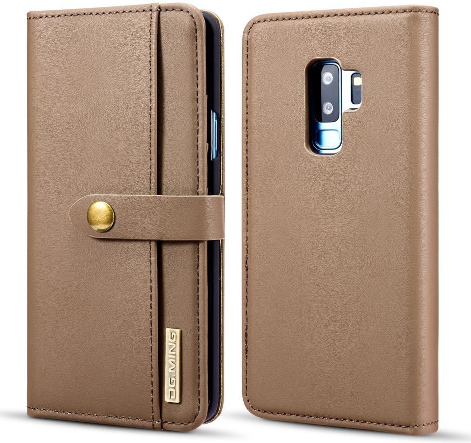 Samsung Galaxy S9 Plus 2-in-1 Bookcase en Back Cover Hoesje Bruin afbeelding 1