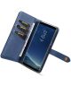 Samsung Galaxy S8 Plus 2-in-1 Bookcase en Back Cover Hoesje Blauw