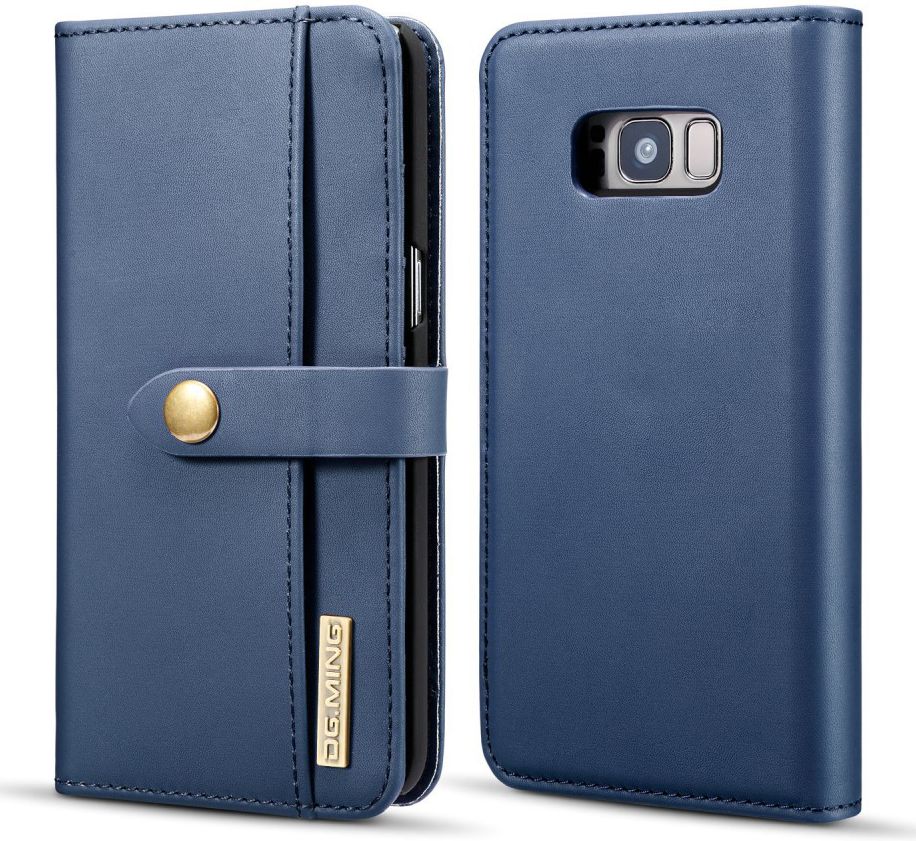 Samsung Galaxy S8 Plus 2-in-1 Bookcase en Back Cover Hoesje Blauw afbeelding 4