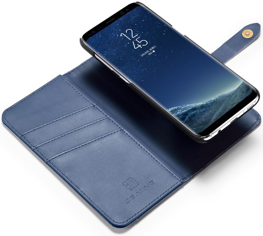 Samsung Galaxy S8 Plus 2-in-1 Bookcase en Back Cover Hoesje Blauw afbeelding 1