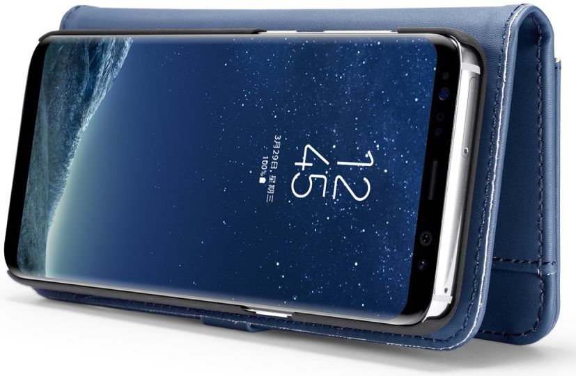 Samsung Galaxy S8 Plus 2-in-1 Bookcase en Back Cover Hoesje Blauw afbeelding 7