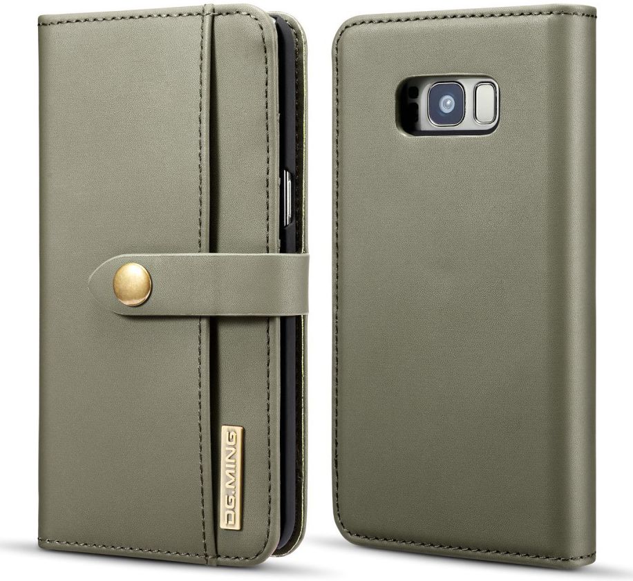 Samsung Galaxy S8 Plus 2-in-1 Bookcase en Back Cover Hoesje Groen afbeelding 4