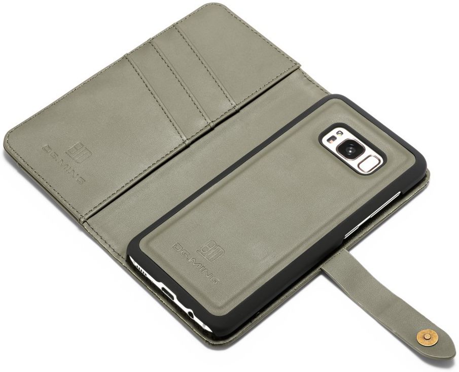 Samsung Galaxy S8 Plus 2-in-1 Bookcase en Back Cover Hoesje Groen afbeelding 6