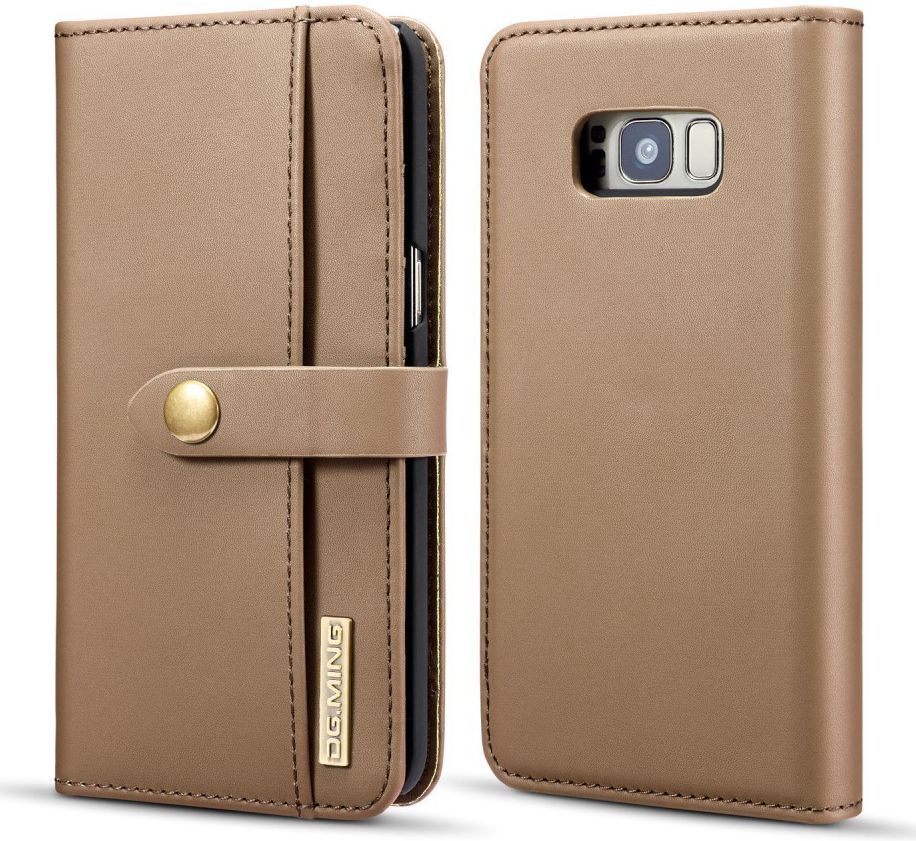 Samsung Galaxy S8 Leren 2-in-1 Bookcase en Back Cover Hoesje Bruin afbeelding 5