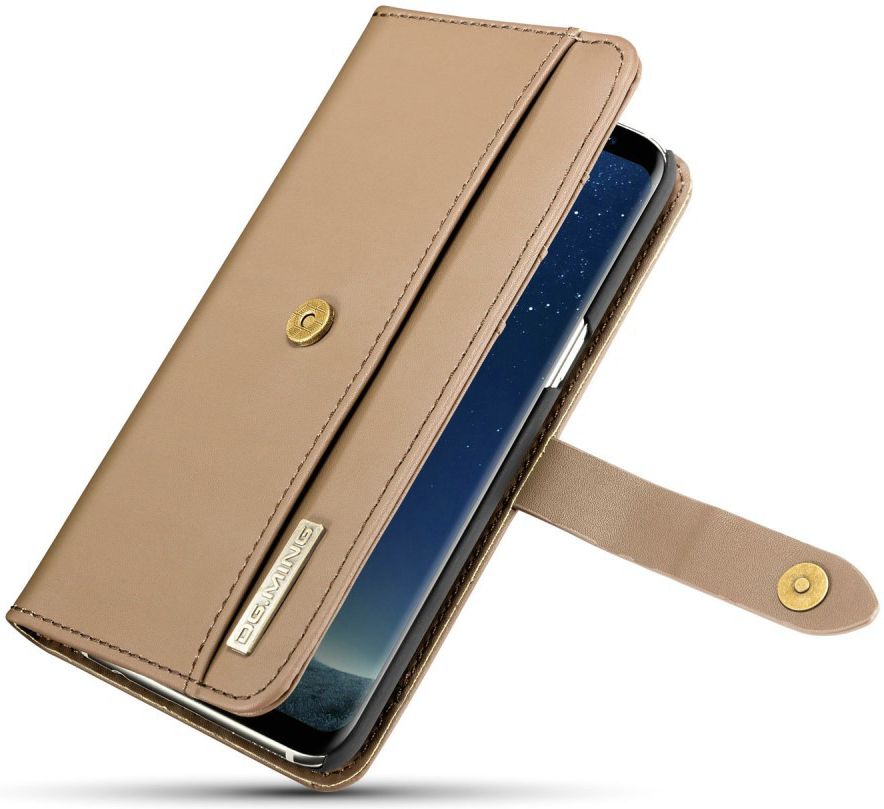 Samsung Galaxy S8 Leren 2-in-1 Bookcase en Back Cover Hoesje Bruin afbeelding 15