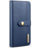 Samsung Galaxy S8 Leren 2-in-1 Bookcase en Back Cover Hoesje Blauw