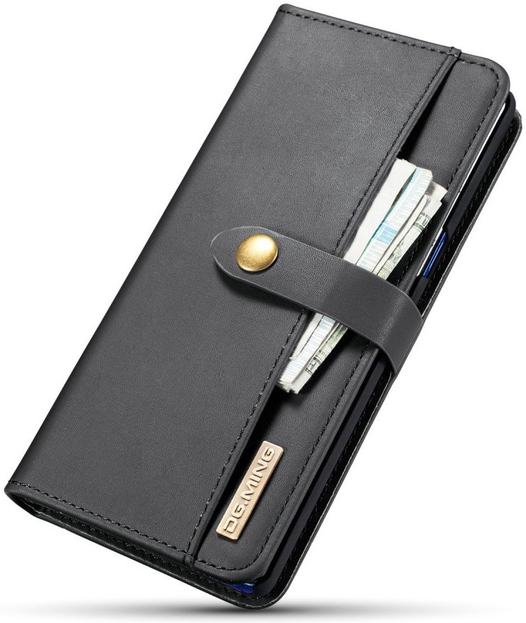 Samsung Galaxy Note 8 Leren 2-in-1 Bookcase en Back Cover Hoesje Zwart afbeelding 9