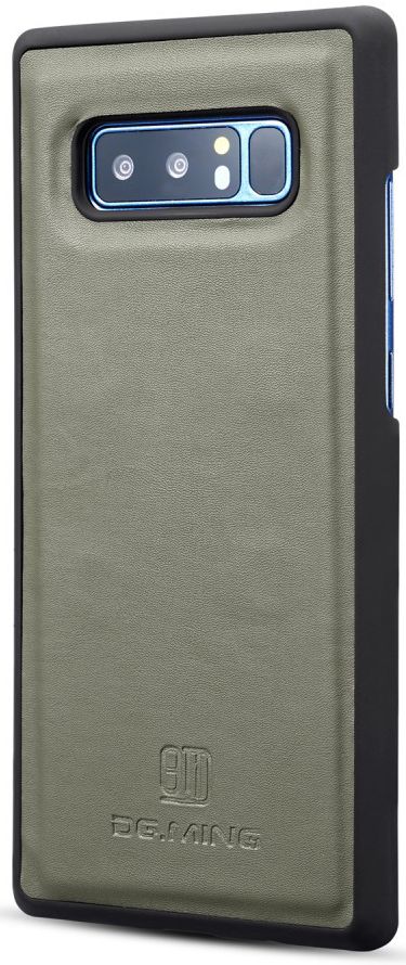 Samsung Galaxy Note 8 Leren 2-in-1 Bookcase en Back Cover Hoesje Groen afbeelding 6