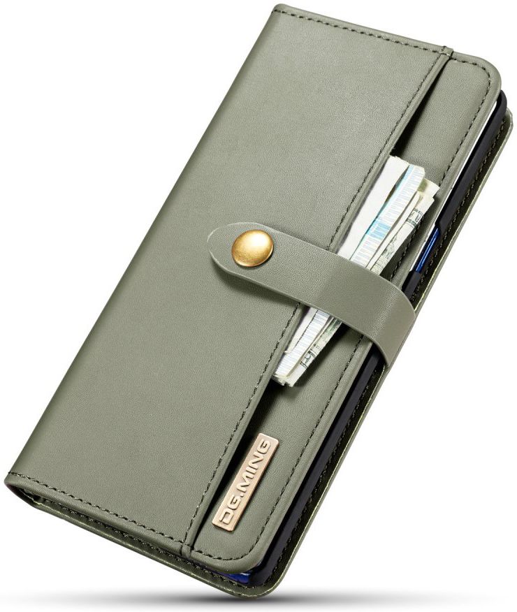 Samsung Galaxy Note 8 Leren 2-in-1 Bookcase en Back Cover Hoesje Groen afbeelding 10