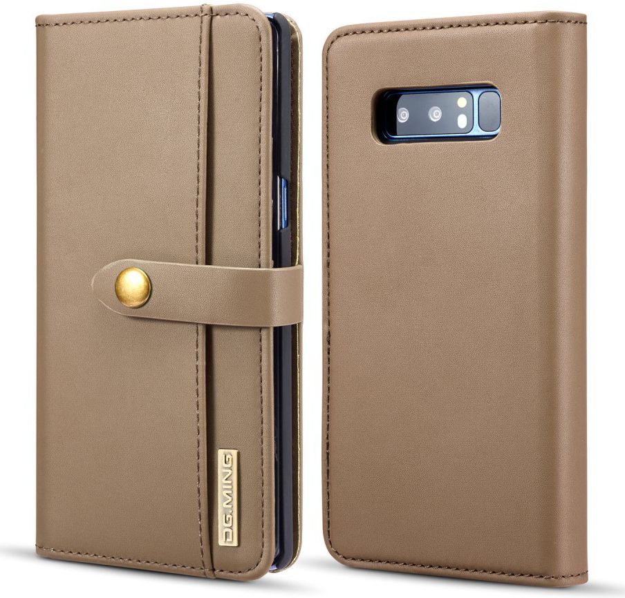 Samsung Galaxy Note 8 Leren 2-in-1 Bookcase en Back Cover Hoesje Bruin afbeelding 1