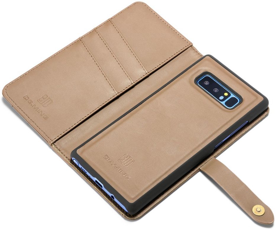 Samsung Galaxy Note 8 Leren 2-in-1 Bookcase en Back Cover Hoesje Bruin afbeelding 6