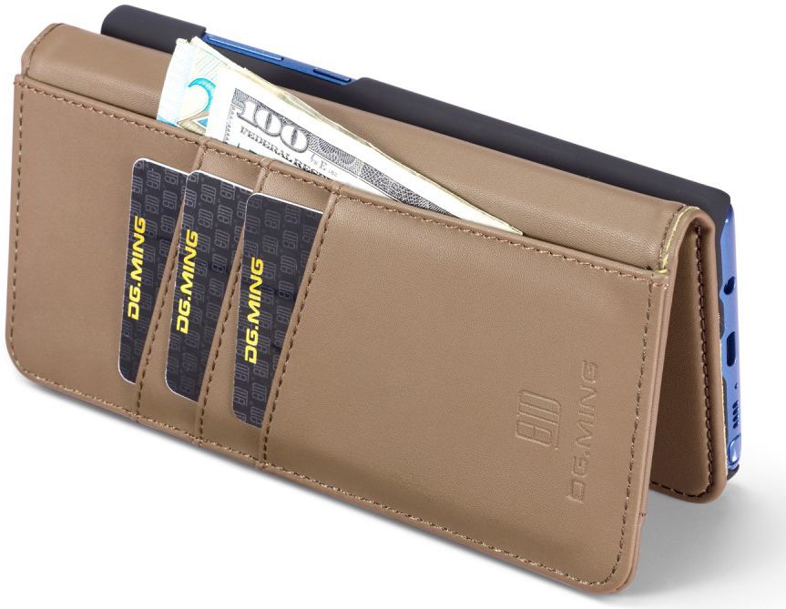 Samsung Galaxy Note 8 Leren 2-in-1 Bookcase en Back Cover Hoesje Bruin afbeelding 8