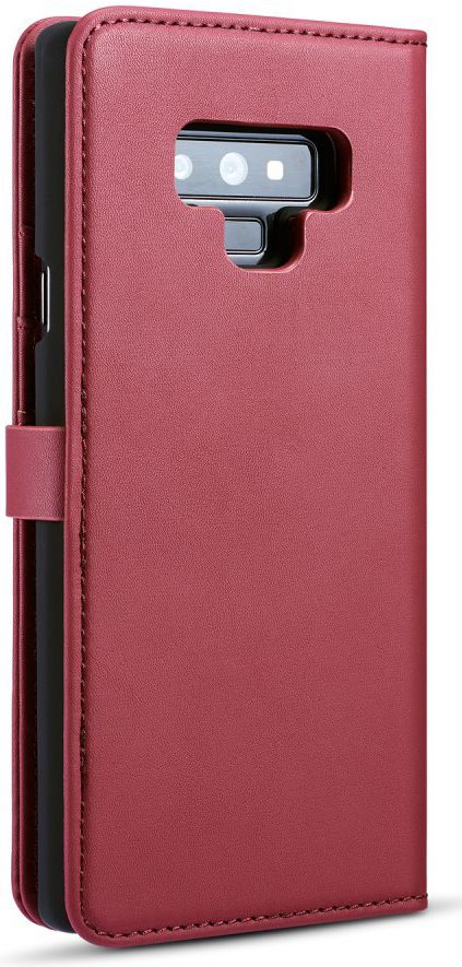 Samsung Galaxy Note 9 Leren 2-in-1 Bookcase en Back Cover Hoesje Rood afbeelding 13