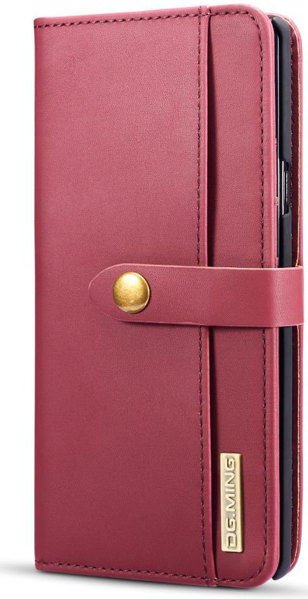 Samsung Galaxy Note 9 Leren 2-in-1 Bookcase en Back Cover Hoesje Rood afbeelding 14